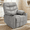 Gray, variant on Legooin Electric Recliner Chair with Vibration Massage and Heat, Remote Control Massage Chair for Elderly, 32"W x 30"D x 41"H, Light Gray