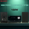 thumbnail image 3 of Microcomponente Sharp XL-B530, 200 W, Bluetooth, roble negro, 3 of 5