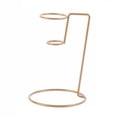 thumbnail image 2 of Oleegame 1PC Spoon And Lid Rest Ice Holder Stand With Base Single Hole To Display Snow Hand Popcorn Candy French Fries Sweets Savory Gold, 2 of 9