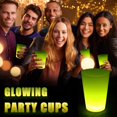 thumbnail image 2 of Ramiter 12oz Glowing Party Cups For Indoor Outdoor Party Event Fun With Fluorescent Liquid 4.5mL Large Drinking Cup Set, 2 of 5