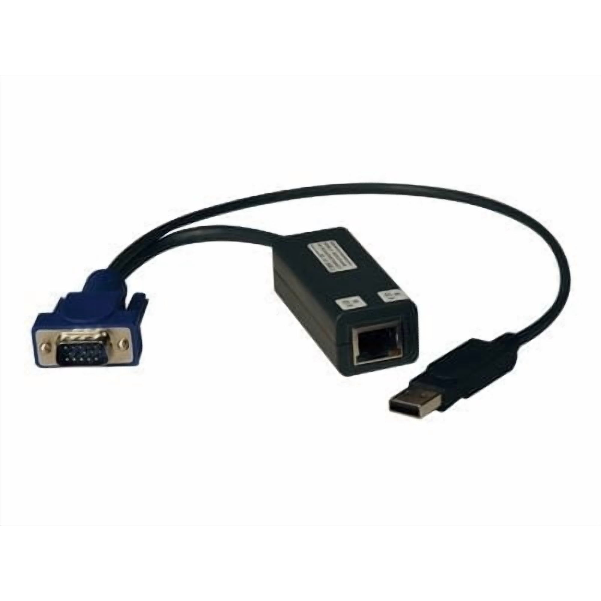 TRIPP LITE KVM Switch USB Server Interface Unit Virtual Media HD15 USB RJ45(B078-101-USB-1)