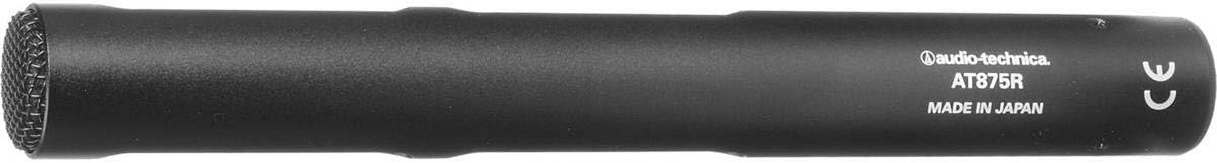 Audio-Technica AT875R Line/Gradient Shotgun Condenser Microphone 9.5 x 5 x 2.75 inches