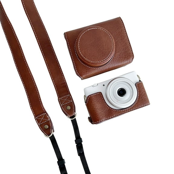Protective Case,Camera With Removable With Removable Compatible Pu Leather Camera With Zv1-f/ Zv1m2 Compatible With Zv1-f/ Leather Camera With Dsfen Buzhi Zv1-f Camera