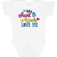 thumbnail image 3 of Inktastic My Aunt and Uncle Love Me with Hearts Boys or Girls Baby Bodysuit, 3 of 5