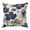 DarkSlateGray, variant on Pillow Covers 20x20 Inch, Navy Blue Green Floral Linen Pillowcase with Invisible Zipper, Vintage Botanical Leaves Decorative Throw Pillow Covers Cushion Case for Couch Sofa Bed Living Room