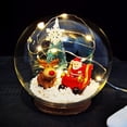 thumbnail image 3 of Bola de cristal Yuyangstore Adorno de luces LED luminoso Navidad, 3 of 8