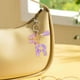 thumbnail image 3 of Carteras para las Mujeres Llavero de la Carta Inicial, Borla de las Señoras, Llavero de Coche Lindo Púrpura, Cartera, Mochila Mochila para las Mujeres, 3 of 4