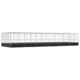 thumbnail image 5 of vidaXL Aviary with Extension Silver 490.6"x163"x83.5" Steel, 5 of 7