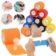 thumbnail image 5 of First Aid Tape With Elastic Self Adhesive, Self-adhesive Design For Quick Fix, Non Slip Support Wrap, Easy To Use For Wrist Ankle And Pets (Set Of 12), 5 of 5