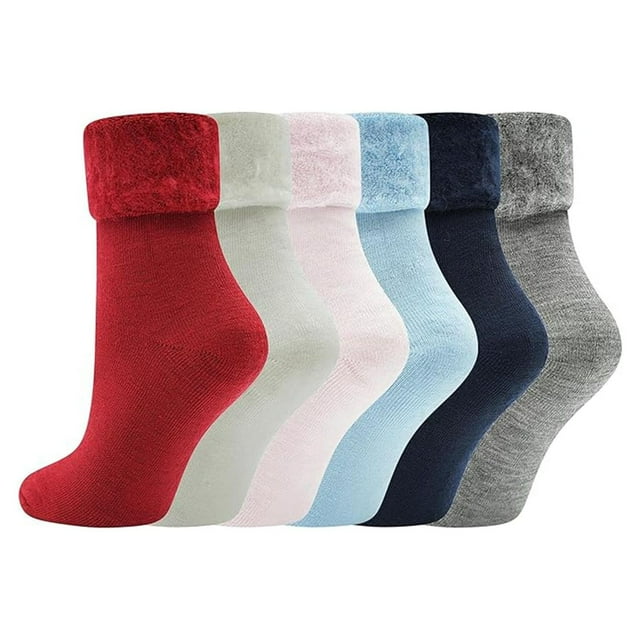 Soxy Womens Thermal Fleece Socks (Pack of 6)