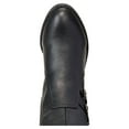 thumbnail image 3 of STYLE & COMPANY Womens Gray Double Strap Elastic Gore Padded Comfort Buckle Accent Milah Almond Toe Block Heel Zip-Up Riding Boot 9 M, 3 of 4