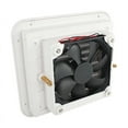 thumbnail image 2 of 12V MuteFridge Vent with Fan for RV Trailer Caravan Side Air Strong Wind Exhaust Car Styling Camper, 2 of 5