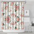 thumbnail image 2 of Waterproof Pioneer Shower Curtain 72x84 Inch Polyester Unique Cute Floral Shower Curtain for Bathroom Hotel Home Decor with 12 Plastic Hooks, 2 of 5