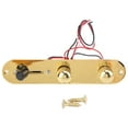 thumbnail image 1 of FLAMEEN Guitar Prewired Circuit Board, Chrome Plating Surfaces Guitar Control Plate For TL Electric Guitar, 1 of 8