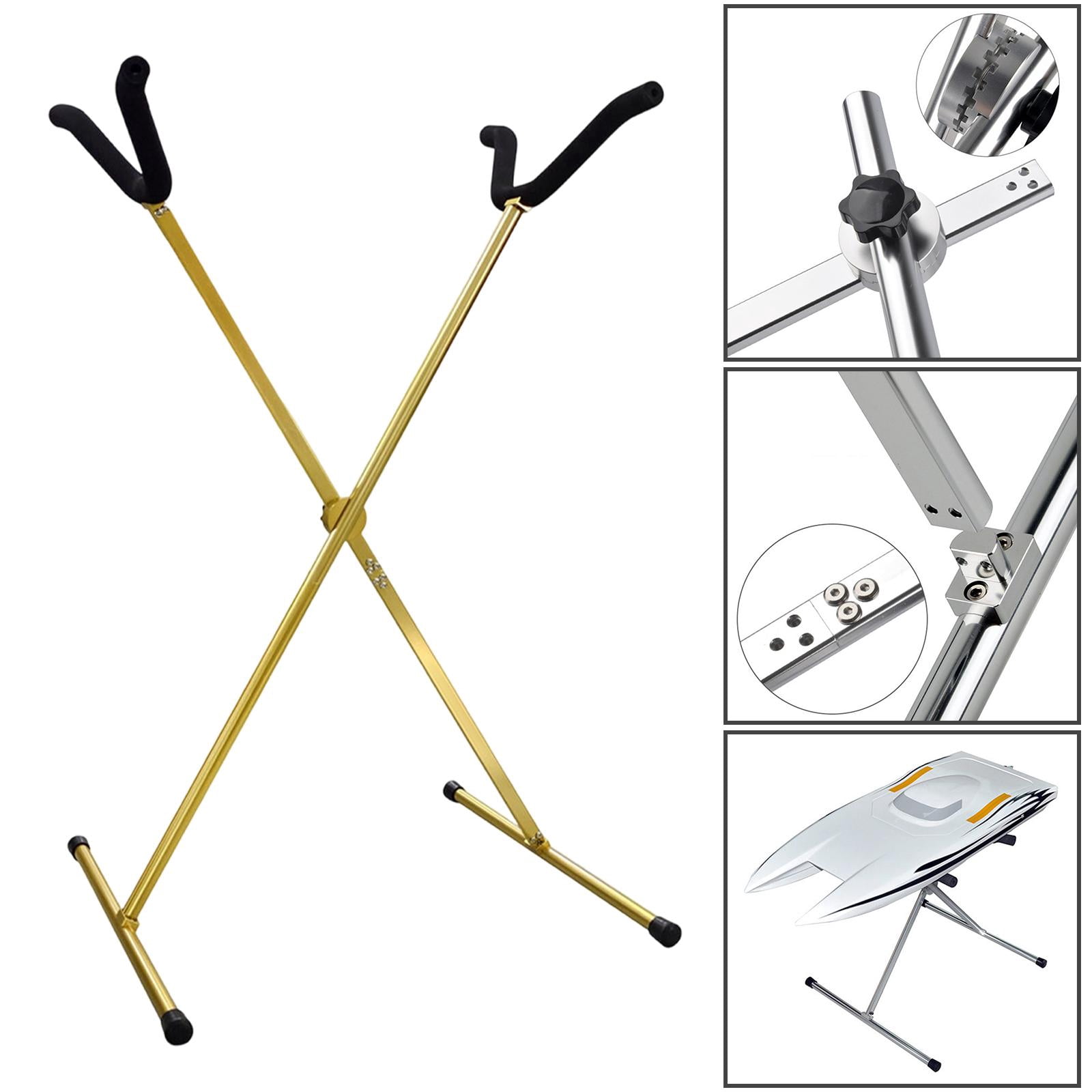 LeeQinersw RC Airplane Model Display Stand Aircraft Model Rack Multipurpose for Living Room Gold