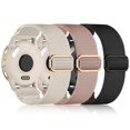 thumbnail image 1 of Correa de reloj Wizvv elástica de nailon de 18 mm para Garmin, paquete de 3, 1 of 8