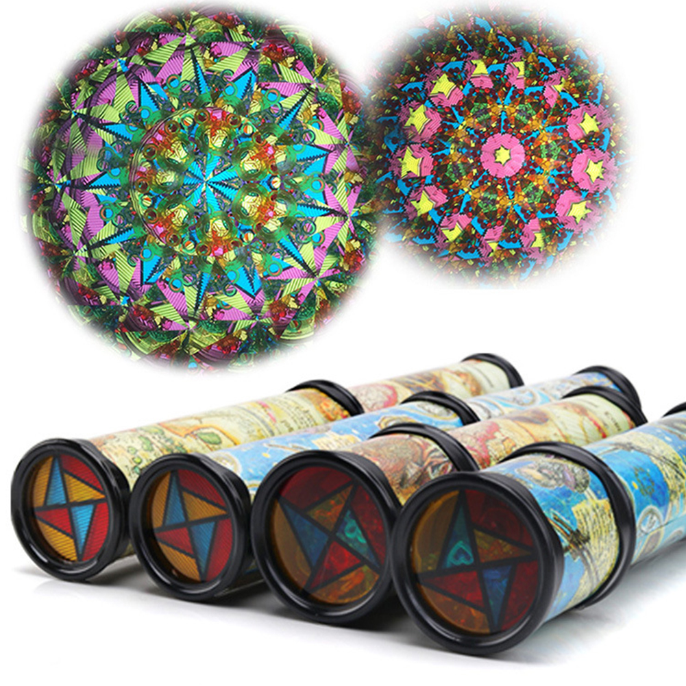 Big White Bear Educational Toy for Kids Creative DIY Kaleidoscope Materials