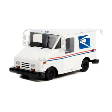 USPS Long-Life Postal Delivery Vehicle, White - Greenlight 13570 - 1/18 scale Diecast Car