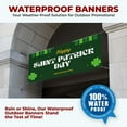 thumbnail image 5 of St Patricks Day Large Banners and Signs for Outdoor by Mavis Printing. Polyester Banner with 4 Holes for Easy Hang Indoor & Outdoor | 4x2 Feet Banner for St Patricks Day | HD Print Banner Made in USA, 5 of 6