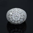 thumbnail image 4 of Fashion Trend S925 Silver Set Moissanite Small Diamond Men Ring Luxury, Fashionable For Daily Wear, Creative, Suitable For Gatherings, Dates, Anniversaries, Parties, Father's Day, Birthday Gifts, 4 of 7