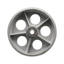 SCC-10" Semi Steel Cast Iron Wheel Only w/Roller Bearing -3/4" Bore-2500 lb Cpty