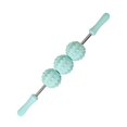 thumbnail image 4 of BELOVING Massage Roller Compact Practical Ergonomic Multifunctional for Foot Legs Arm Three Ball Green, 4 of 10