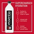 thumbnail image 2 of Essentia Water, 99.9% Pure, Infused with Electrolytes for a Smooth Taste, pH 9.5 or Higher; Ionized Alkaline Water, Black, 42.3 Fl Oz (Pack of 12), 2 of 5