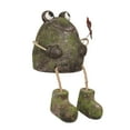thumbnail image 3 of Alpine Corporation Frog with Metal Flower Statue, 3 of 13