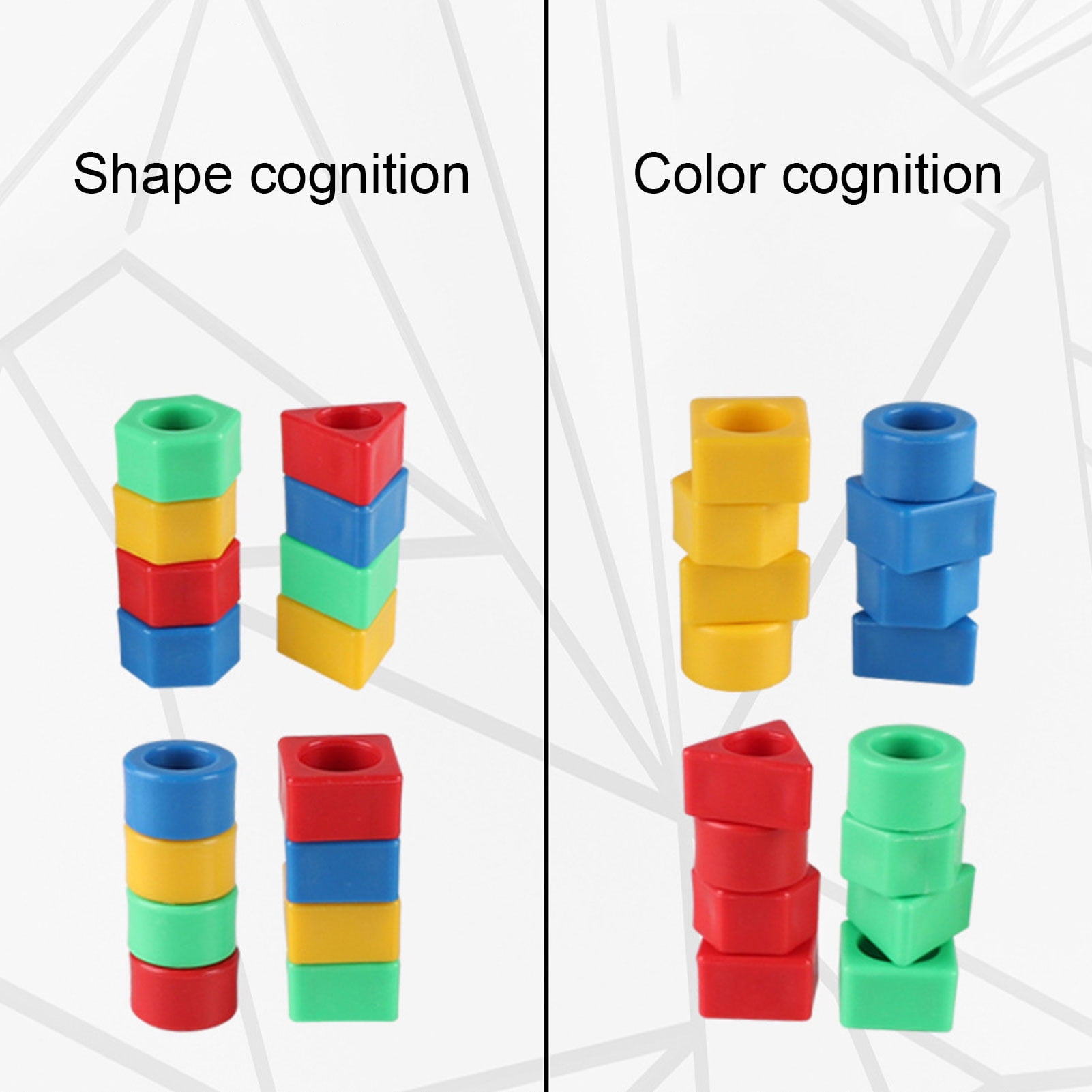 Shape Matching Game Color Cognition Kids Shape Matching Game Plastic 30 Cards Bear Game Board For 1 8 Years Olds For Cognitive Development