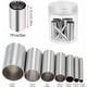 thumbnail image 3 of Kit de 7 herramientas de modelado de acero inoxidable para esculpir arcilla con láminas acrílicas y raspador de rodillo., 3 of 5