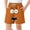 Orange, variant on Boys Swim Trunks, Printed Beach Summer Elastic Waist Board Shorts with Pockets Mint Green Size 10-12T