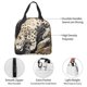 thumbnail image 4 of Easygdp Graceful Snow Leopard Bolsa Térmica Premium - Tela Oxford Impermeable, Gran Capacidad, Bolsillo Frontal, Unisex para Trabajo, Escuela, Actividades al Aire Libre y Picnics, 4 of 8