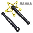 thumbnail image 1 of Juego de de bicicleta, 8 ~ 12 velocidades, brazos de de bicicleta de carretera, piezas de tuercas de s 130BCD Pernos de oro kusrkot Brazo de manivela de bicicleta, 1 of 7