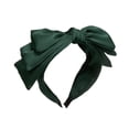 thumbnail image 4 of Diadema con lazo jinwen tocado de moda banda para el cabello Verde oscuro, 4 of 7