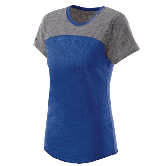 Holloway Sportswear L Juniors Enthuse Shirt Vintage Royal/Vintage Grey 229316