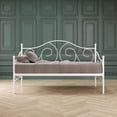 thumbnail image 5 of DHP Victoria Metal Daybed, Twin, Under Bed Storage, White, 5 of 10