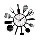 thumbnail image 3 of Reloj de pared acrílico, fácil de leer, reloj de pared para cocina, reloj silencioso para el hogar y la cocina. Negro, 3 of 8