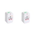 thumbnail image 4 of Transemion ABS Travel Charger Plug Portable Replacement Electrical 4 in 1 Slide Switch Travelling Power Converter with Storage Bag Shown as Picture 2Set, 4 of 6