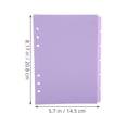 thumbnail image 2 of OUNONA 18pcs A5 Tabbed Binder Dividers Insertable Index Plastic Writable Tabs Colored Binder Divider Sheets for Enhanced Organization in Notebooks and Journals, 2 of 8