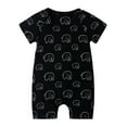 thumbnail image 4 of Utoimkio Newborn Summer Baby Boy Girl Rompers Zip-up Bodysuit One Piece Jumpsuit Short Sleeve Playsuit One Piece Outfit Clothes, 4 of 9