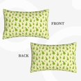 thumbnail image 2 of Daiia Green Pears1 Bedding Waterproof Pillow Protector Zippered Queen – Bed Bug Proof Pillow Encasement-14"x20", 2 of 6