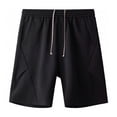 thumbnail image 2 of NJDVHB Short de Pyjama Ample Décontracté pour Homme Été, Noir, TG, 2 of 5