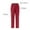 Red, variant on OGLCCG Scrub Pants for Men Elastic Waist Drawstring Straight Legs Jogger Pants with Pockets Solid Color Nursing Worker Pants