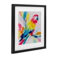 thumbnail image 2 of Stupell Industries Contemporary Expressive Parrot in Bloom Black Framed Print Under Glass, 13 x 13, by Chromatic Storm Studio, 2 of 8