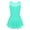 Mint Green, variant on TSSOE Kids Girls Rhinestone Ballet Figure Ice Roller Skating Dance Dress Gymnastic Skirted Leotard Dancewear Blue 6