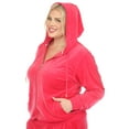 thumbnail image 4 of White Mark Women's 2 Piece Velour Tracksuit Set, 4 of 6