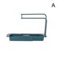 thumbnail image 1 of Telescopic Sink Rack Holder Expandable Storage Drain Basket for Kitchen Modern, 1 of 8