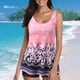 thumbnail image 1 of WILLBEST Trajes de Baño Natacion Mujer 2023 Traje de Baño Tankini de Dos Piezas Con Estampado de Esquina Cuadrada Dividida de Gran Tamaño Para Mujer, 1 of 8