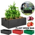 thumbnail image 6 of Matoen Grow Bags, Heavy Duty Thickened Nonwoven Fabric Raised Garden Square Flower Planter Containers for Carrot Onion, Flowers, Fruit/Growing Pots with Handles, 6 of 7
