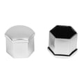 thumbnail image 4 of 20pcs 19mm Silver Tone Plastic Car Wheel Nut Lug Hub Screw Rim Bolt Covers Dust Protection Cap, 4 of 6